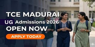 TCE Madurai UG Admissions 2026 Open; Apply by June 2